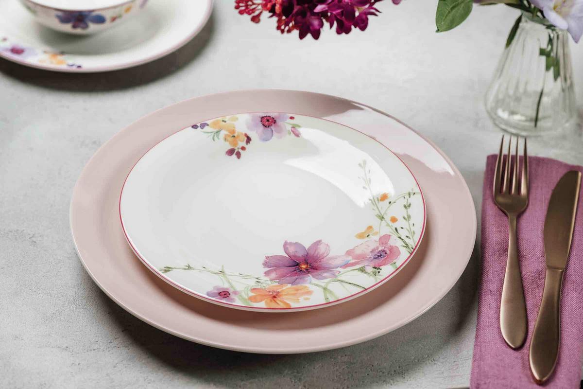 FRÜHSTÜCKS-SET Mariefleur Basic bunt - Multicolor, Keramik (2/2/2cm) - Villeroy & Boch