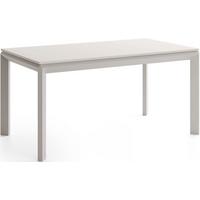 ESSTISCH Elan rechteckig ausziehbar verlängerbar mit Schwarzen Metallbeinen, Kaschmir 160-250/90/76 cm - Kaschmir/Beige, Holzwerkstoff/Metall (90/250/78cm) - WFL GROUP