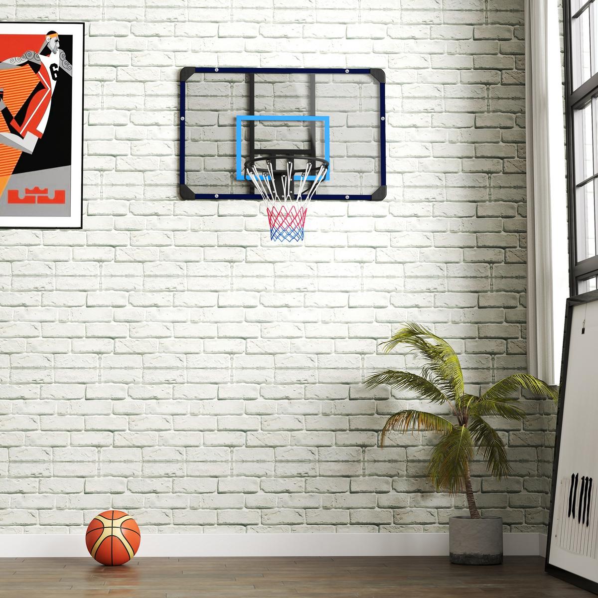 BASKETBALLKORB - Blau, Metall (61/113cm) - SPORTNOW