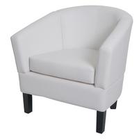 LOUNGE-SESSEL Weiß - Weiß, Textil (72/72/60cm) - MCW