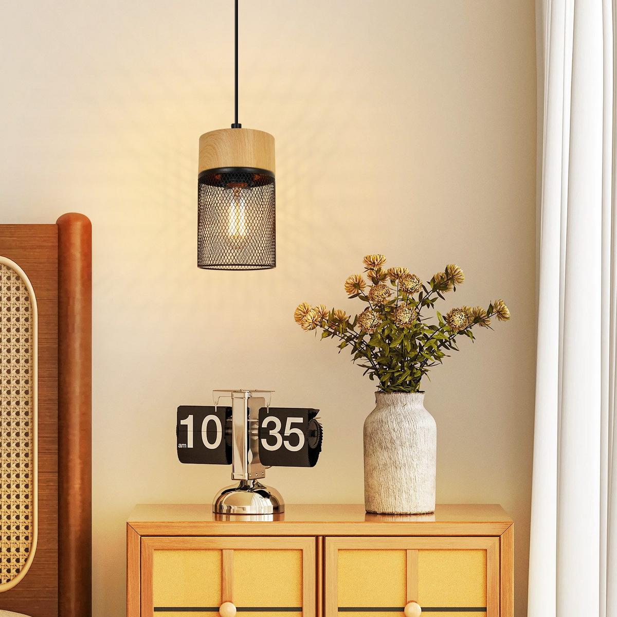 PENDELLEUCHTE Maroney 8/8/142.5 cm - Schwarz, Metall (8/8/142.5cm) - Nettlife
