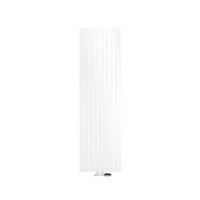 BADHEIZKÖRPER Stella 480x1600 mm Weiß mit Ventil Eckform - Weiß, Metall (48/160/5cm) - LuxeBath