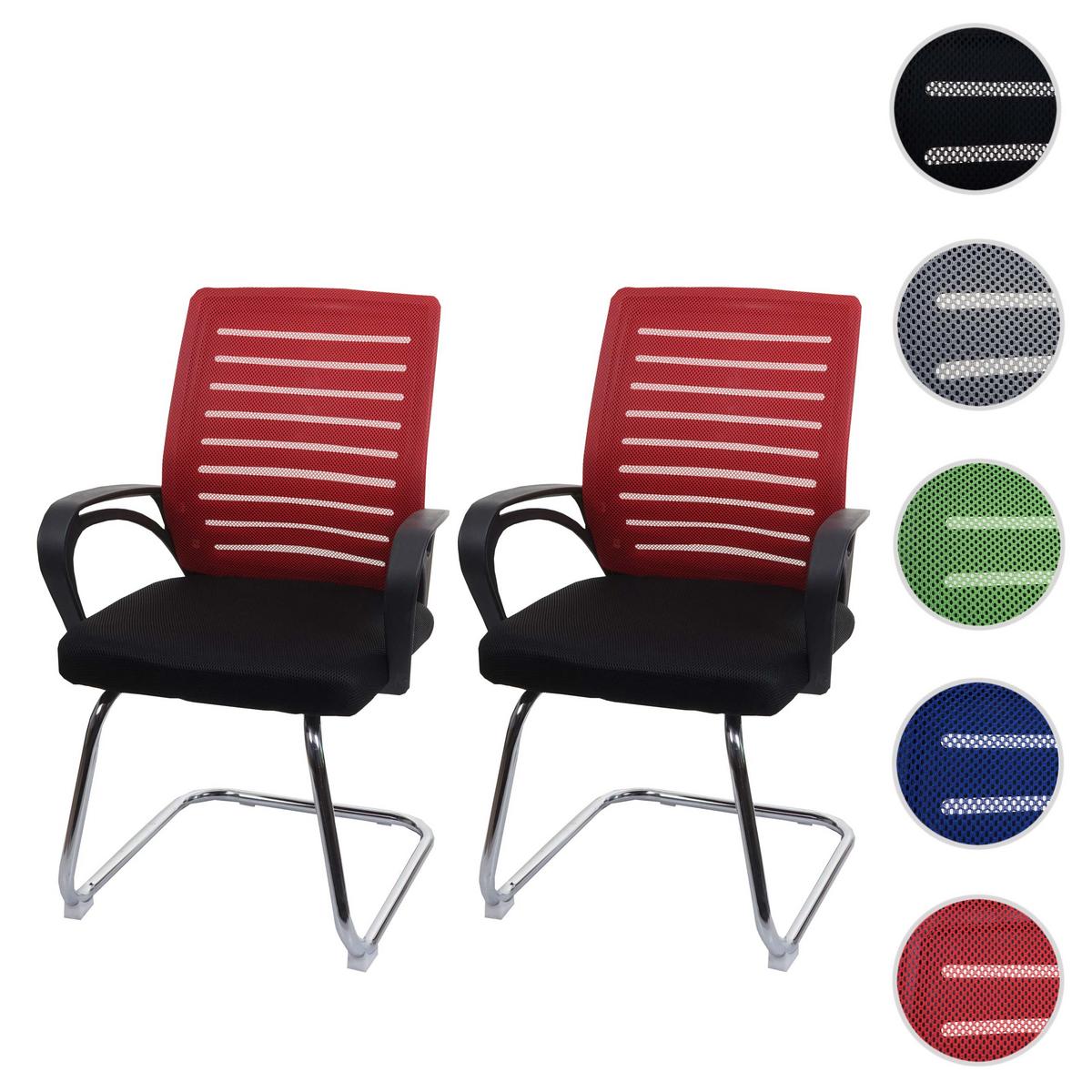 KONFERENZSTUHL Rot - Rot, Textil (60/94/49cm) - MCW
