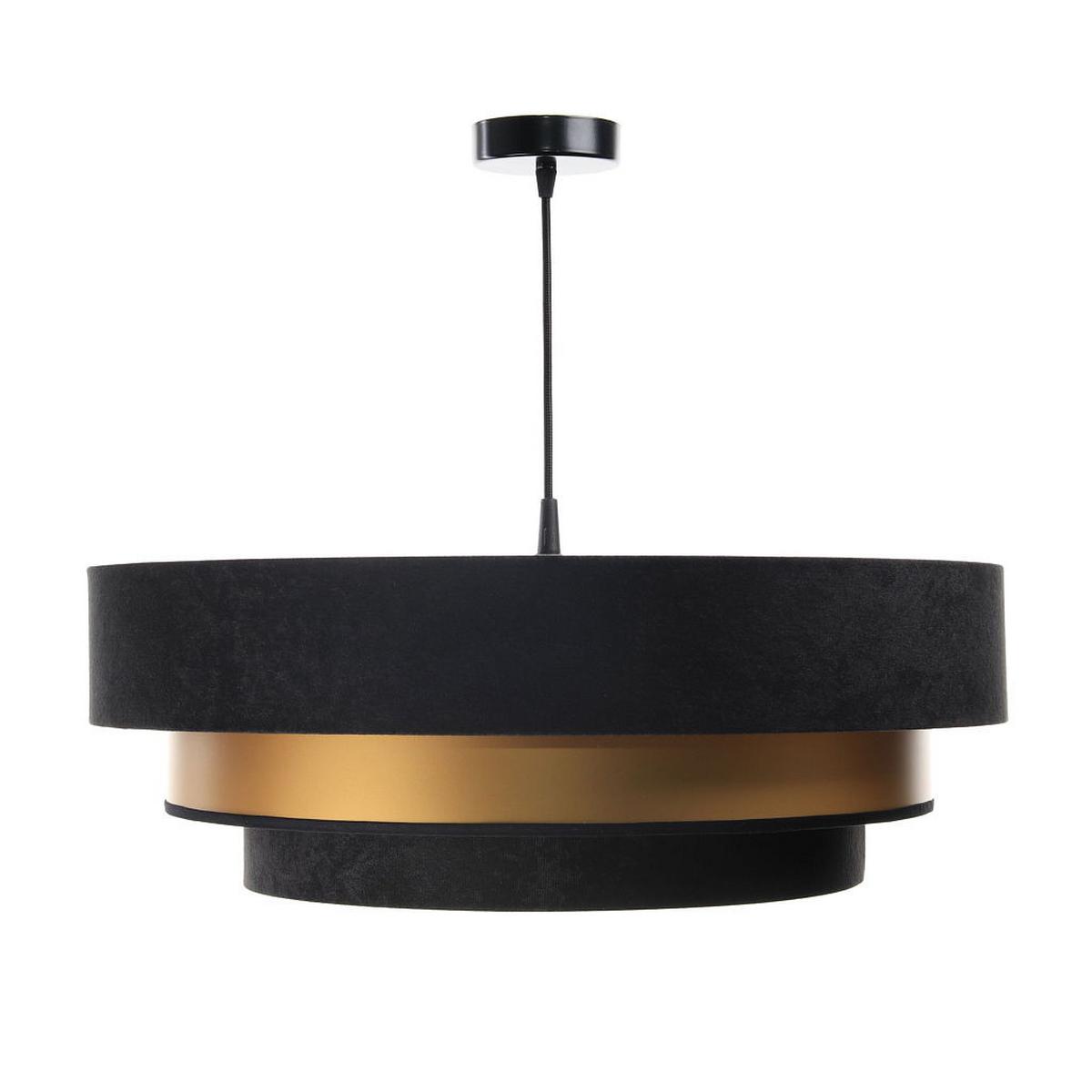 HÄNGELEUCHTE Schwarz 60/20 cm - Schwarz, Kunststoff (60/1/20cm) - ONZENO