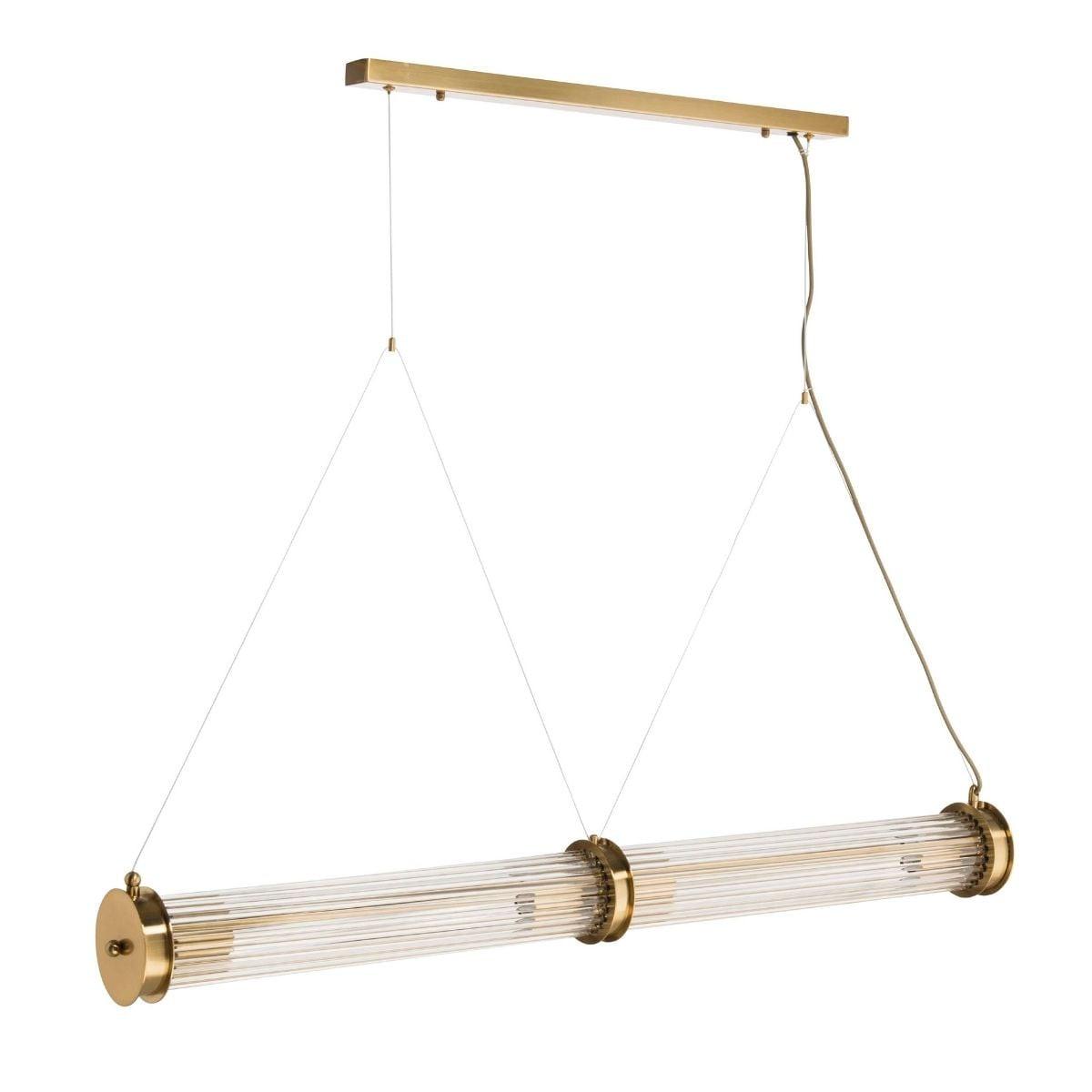 DOPPELGLAS Metall Messing Rohraufhängung - Goldfarben, Metall (20/120/120cm) - Signature