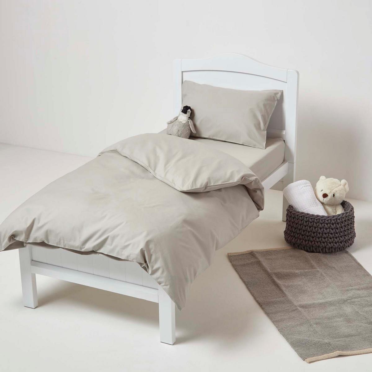 KINDERBETTWÄSCHE Perkal - Grau, Textil (120/150cm) - Homescapes