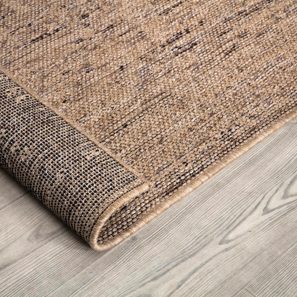 FLACHWEBTEPPICH, meliert, aus Polypropylen, Beige, 160 x 220 cm - Beige, Textil (220/160cm) - KADIMA DESIGN