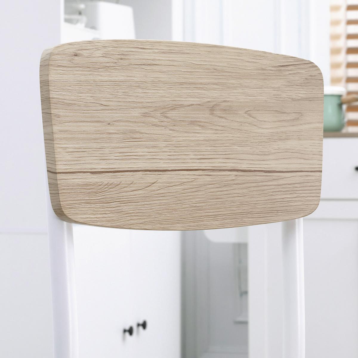 ESSGRUPPE 2 Stühle Esszimmergarniturset Esstischset Sitzgruppe Tischgruppe - Naturfarben, Kunststoff (70/76/70cm) - HOMCOM
