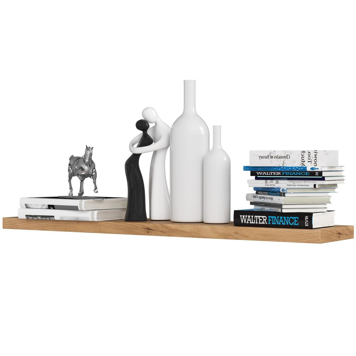 WANDREGAL Eiche Sonoma 3/100/20 - Sonoma Eiche, Holzwerkstoff (100/3/20cm) - RAUMHIRSCH FURNITURE