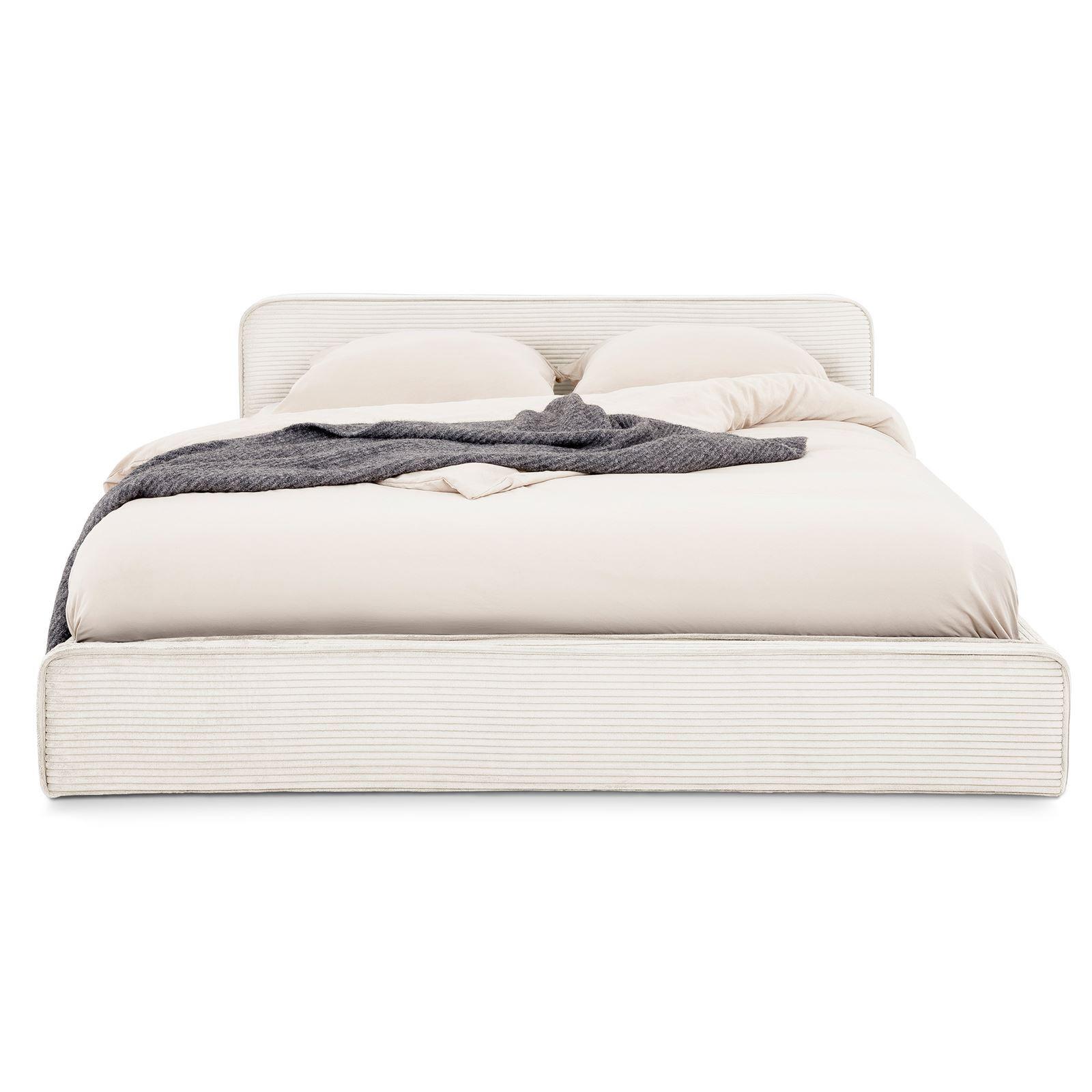 POLSTERBETT CURSIO 140X200 CM - Creme, Textil (140/200cm) - IDIMEX