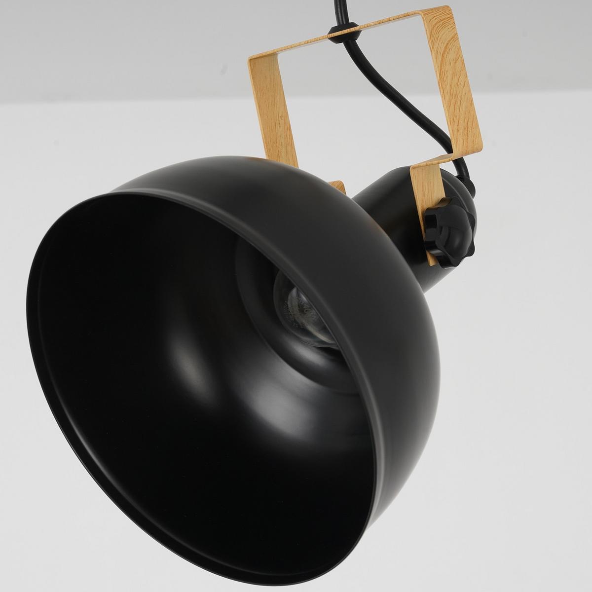 PENDELLEUCHTE Thilo 1-flammig 18/18/175 cm - Schwarz, Metall (18/18/175cm) - Nettlife