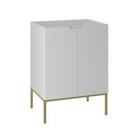 WASCHTISCHUNTERSCHRANK 60cm Daria Weiß - Weiß, Holzwerkstoff (60/82/45.8cm) - Petits-meubles