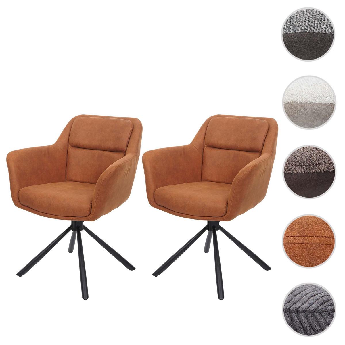 ESSZIMMERSTUHL Bronze - Braun/Bronzefarben, Textil (65/83/57cm) - MCW