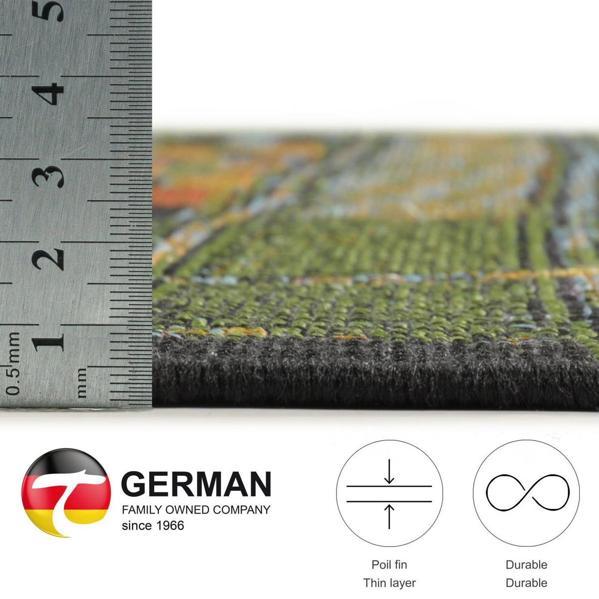 OUTDOORTEPPICH Aurora 200x285 cm - Grün, Textil (200/285cm) - Gino Falcone