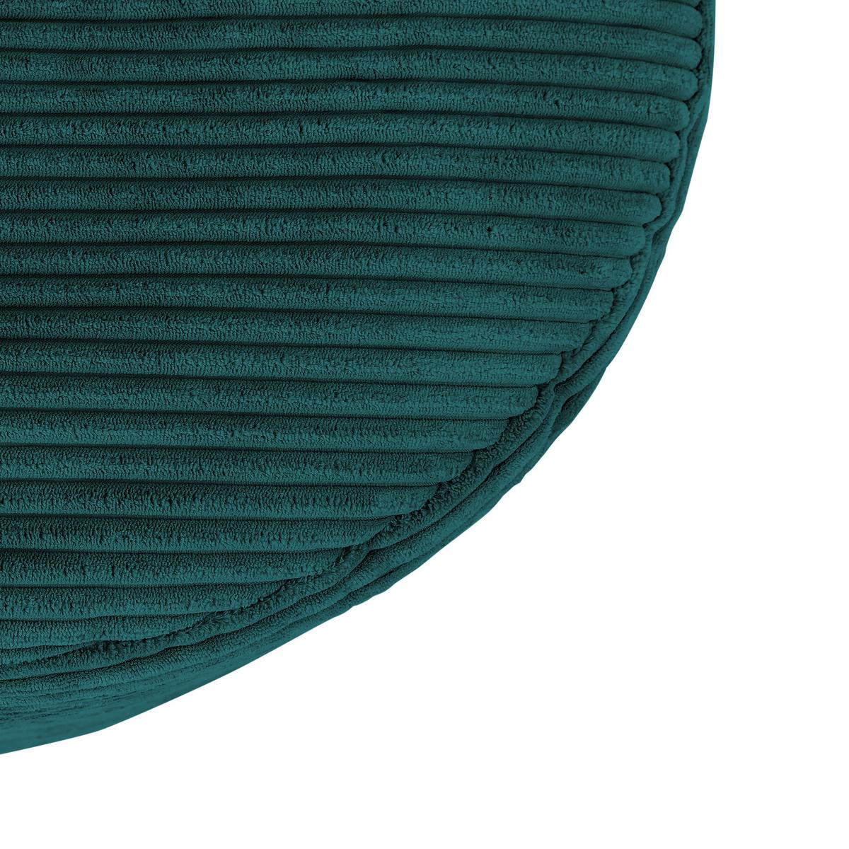 SITZPOUF Rund Milano - Grün, Textil (55/35/55cm) - icon