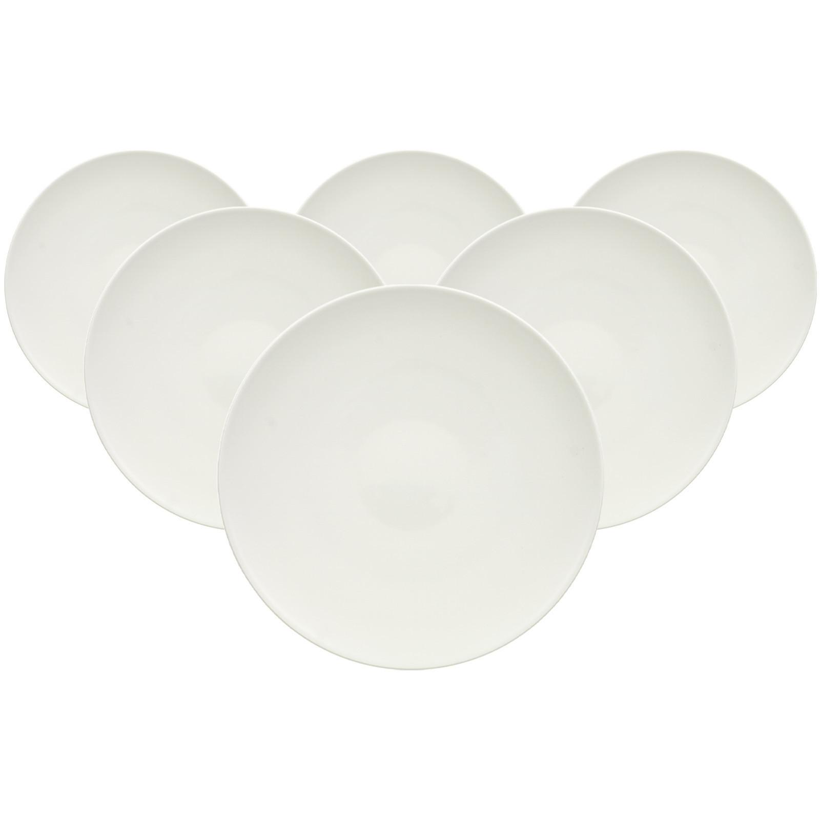 COUPETELLER Royal weiß ø 33 cm 6er Set - Weiß, Keramik (33cm) - Villeroy & Boch