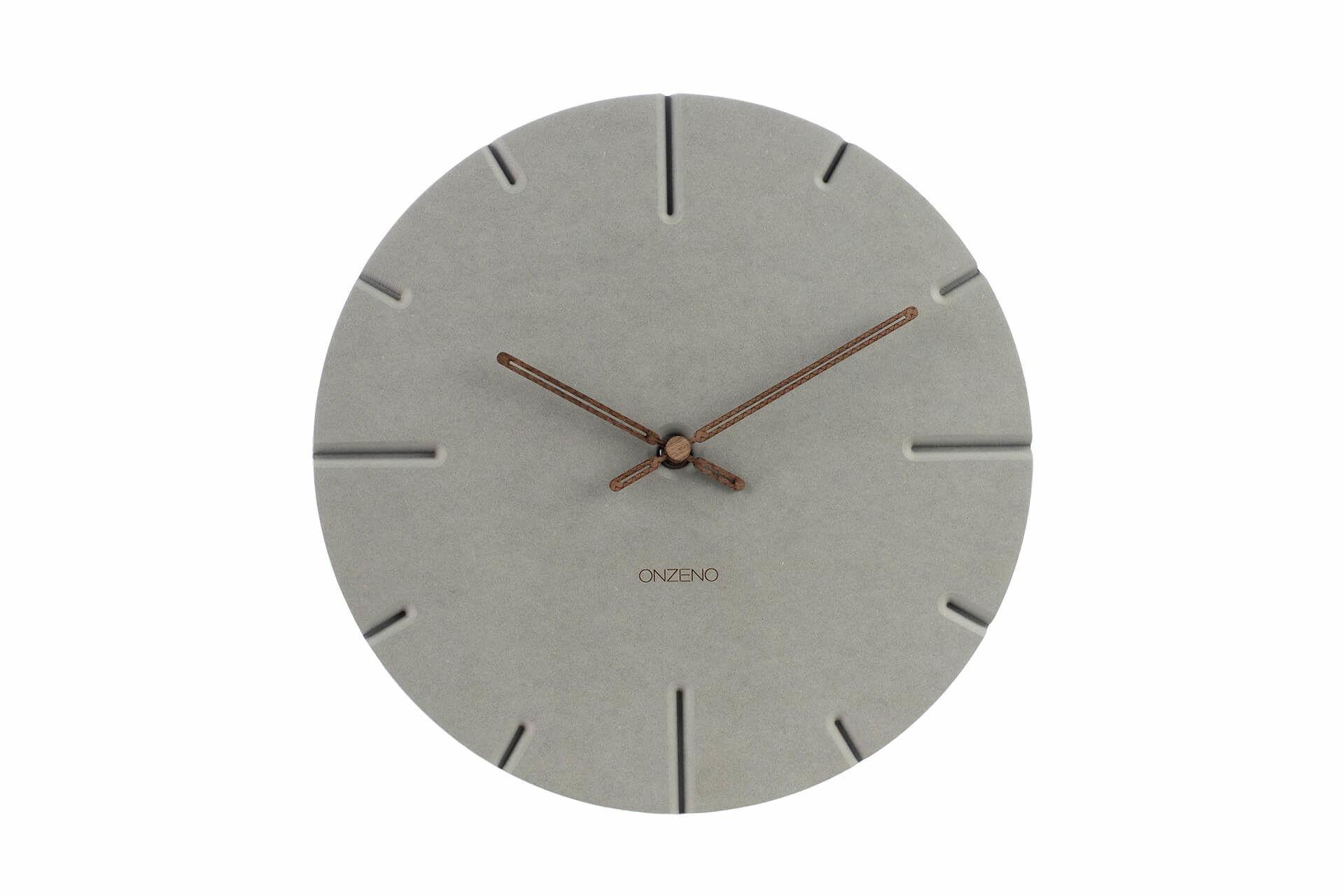 WANDUHR Design Grau 29/29 cm - Grau, Holzwerkstoff (0.6/29/1cm) - ONZENO