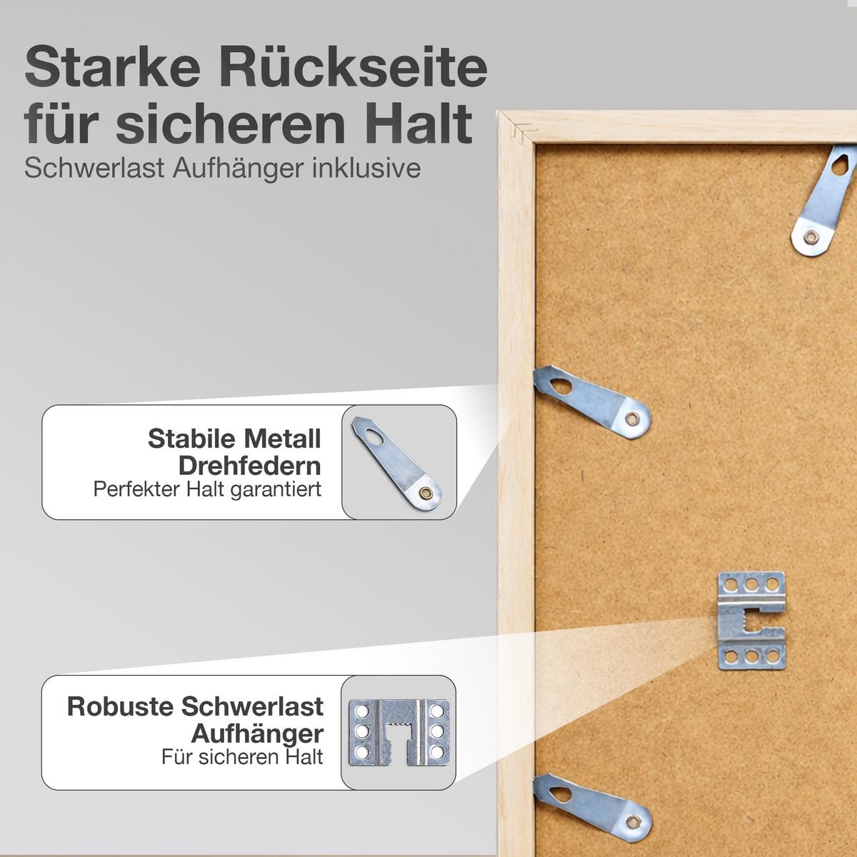 TRIKOTRAHMEN 60/90 Premium - Naturfarben, Holz (60/90cm) - K-Möbel