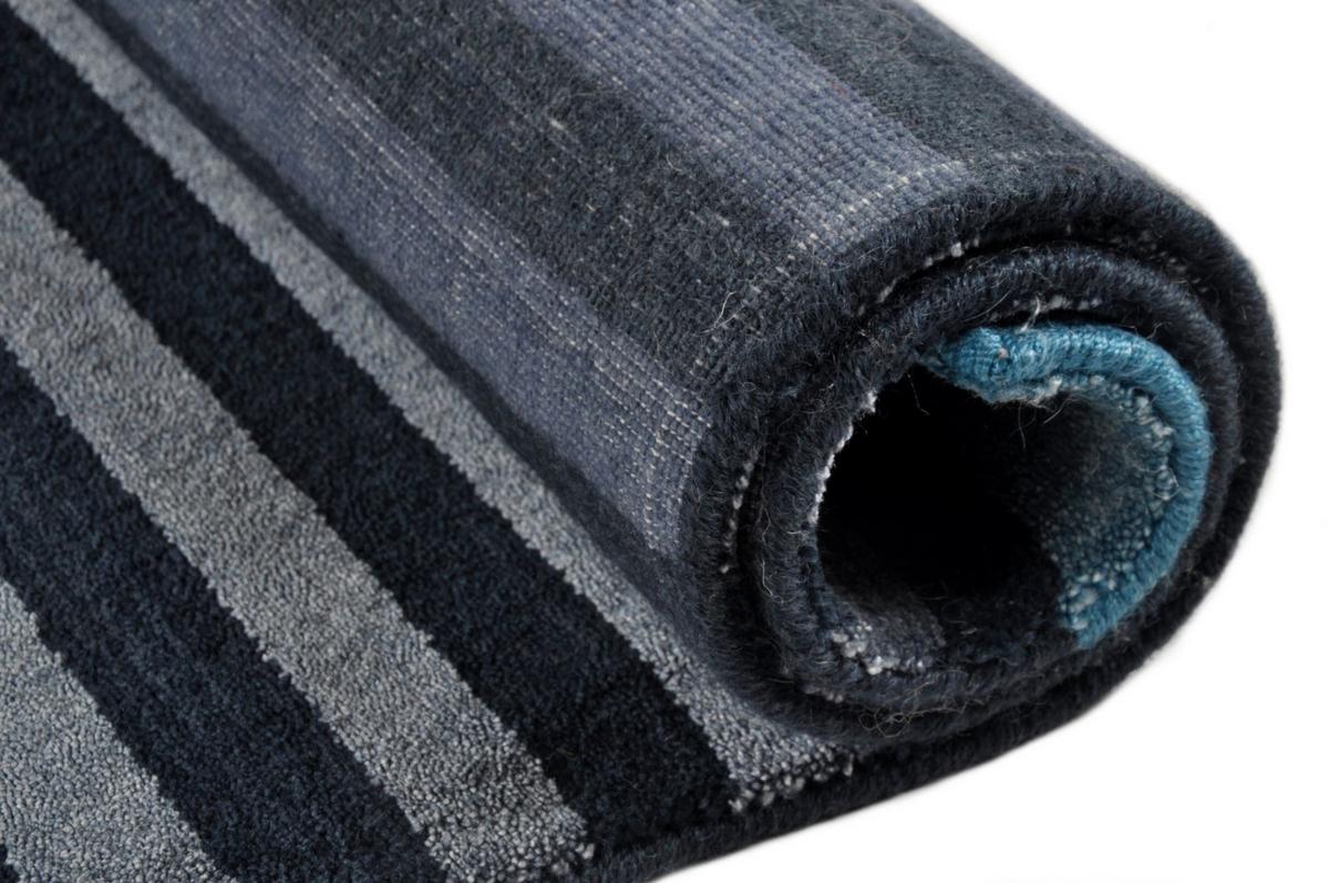 HANDWEBTEPPICH Miami 250x350 cm - Blau, Textil (250/350cm) - THEKO