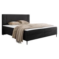 BOXBETT Portes - H3 - Schwarz, Holzwerkstoff/Textil (160/200cm) - MIRJAN24