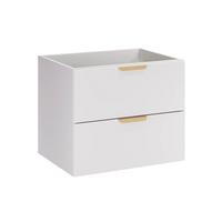 WASCHTISCHUNTERSCHRANK 60cm Oria Weiß - Weiß, Holzwerkstoff (60/50/45.5cm) - Petits-meubles