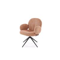 SESSEL BERRY 360° gepolstert Rotbraun - Rotbraun, Textil (65/83/64cm) - Lookway