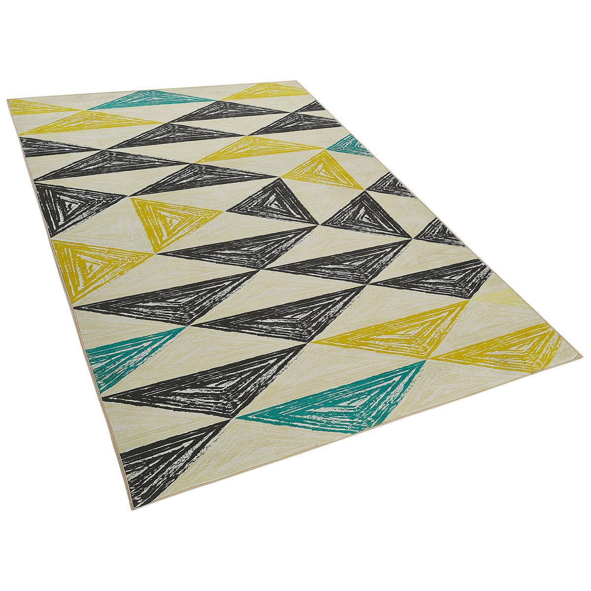 KURZFLOR-TEPPICH Kalen 200/140 cm - Multicolor, Kunststoff (140/200cm) - Beliani