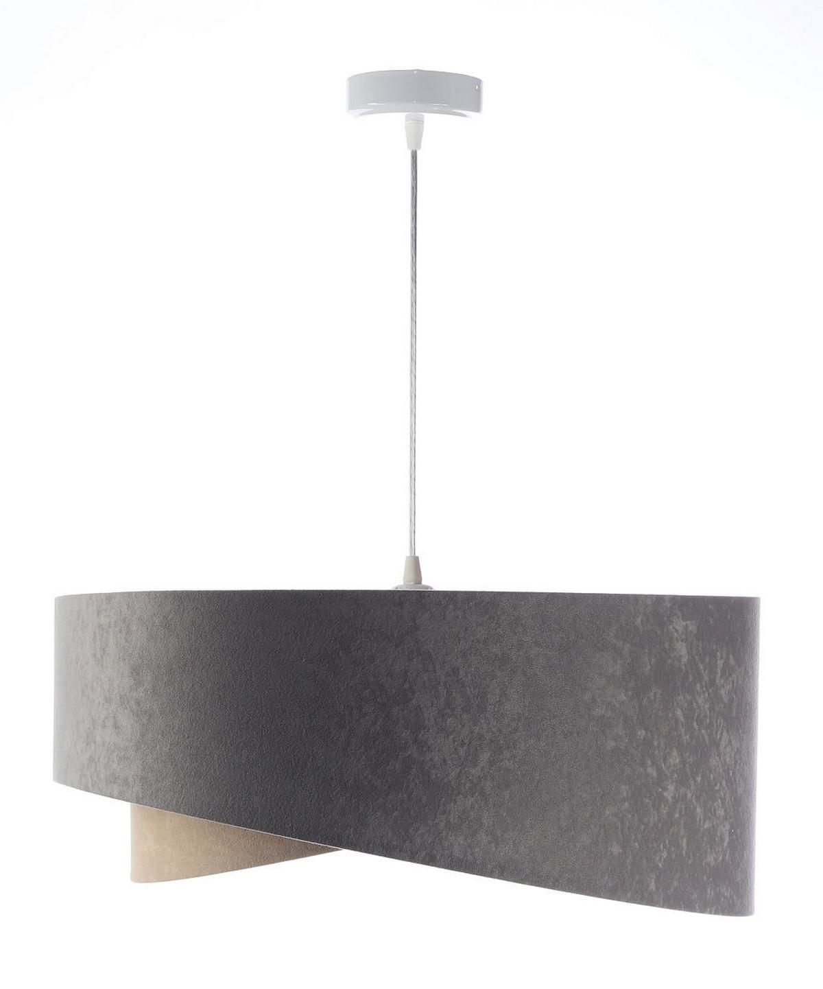 HÄNGELEUCHTE Grau 50/23 cm - Beige, Kunststoff (50/1.3/23cm) - ONZENO