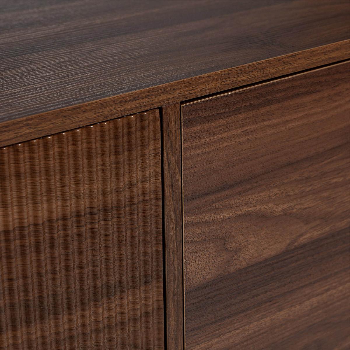 TV-ELEMENT Florida 3 türen Walnuss-Optik - Walnussfarben, Holzwerkstoff (160/50/40cm) - VS Venta-stock