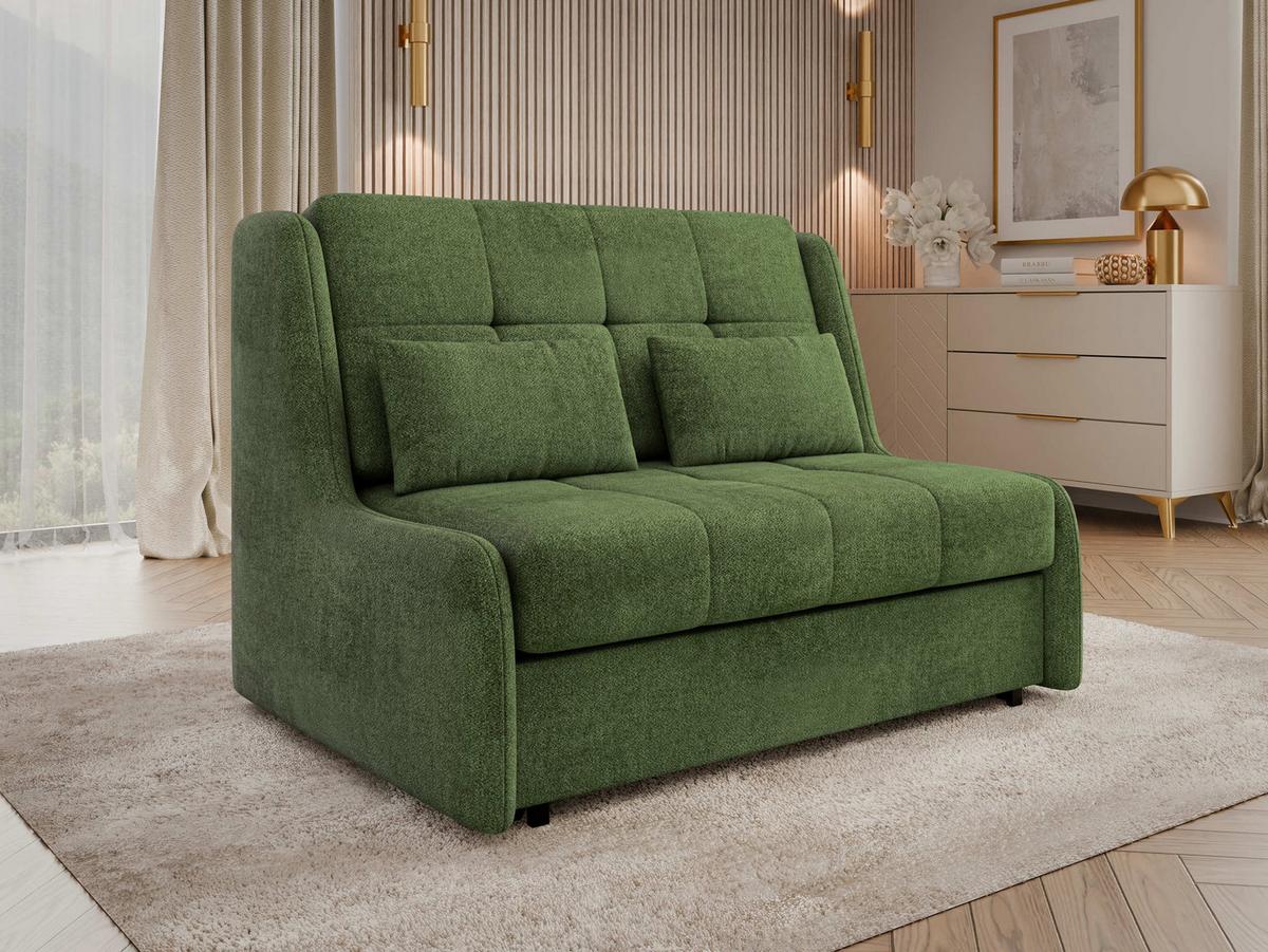 SCHLAFSOFA Viva Elite II - Schwarz/Grün, Holz/Metall (126/85/98cm) - MIRJAN24