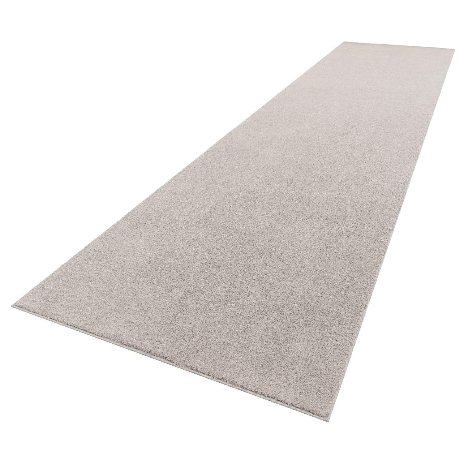 FLACHWEBETEPPICH Silberfarben 60 x 100 cm - Silberfarben, Kunststoff (60/100cm) - TT Home