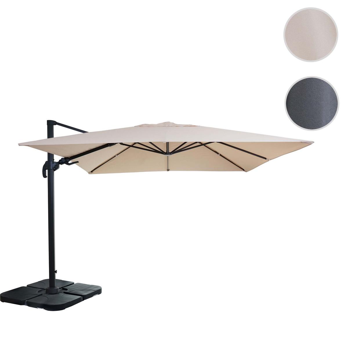 AMPELSCHIRM I Cremeweiß 300/300 cm - Weiß, Textil (360/300cm) - MCW