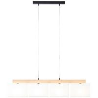 PENDELLEUCHTE Rayan 99441/35 - Weiß, Holz (12/95/113cm) - Brilliant