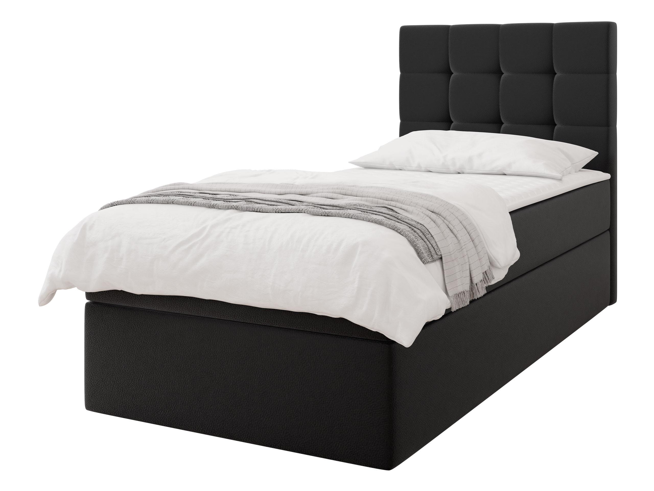 BOXBETT Luanda Single - H3 - Schwarz, Holz/Kunststoff (100/200cm) - MIRJAN24