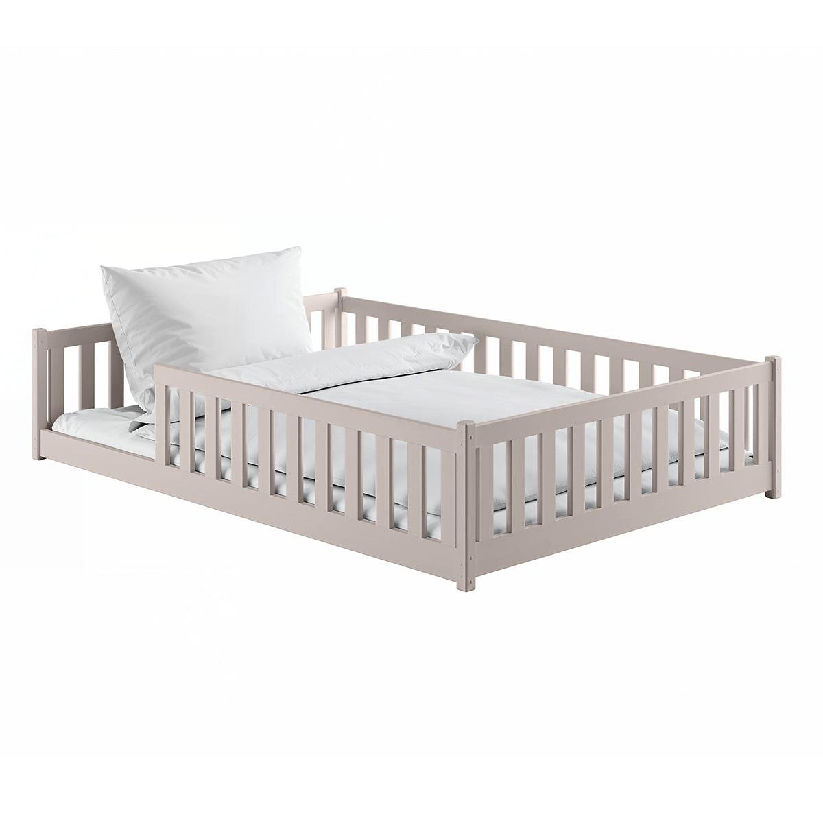 BETT 140/200 Maya Kaschmir - Beige, Holz (140/200cm) - Petits-meubles