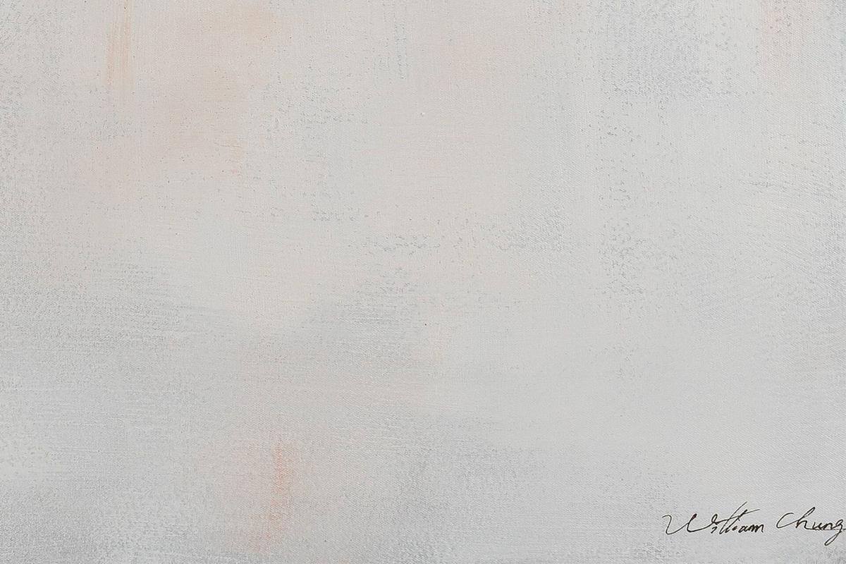 ACRYLBILD HANDGEMALT 75/100 cm - Gelb/Grau, Holz/Textil (75/100cm) - KUNSTLOFT