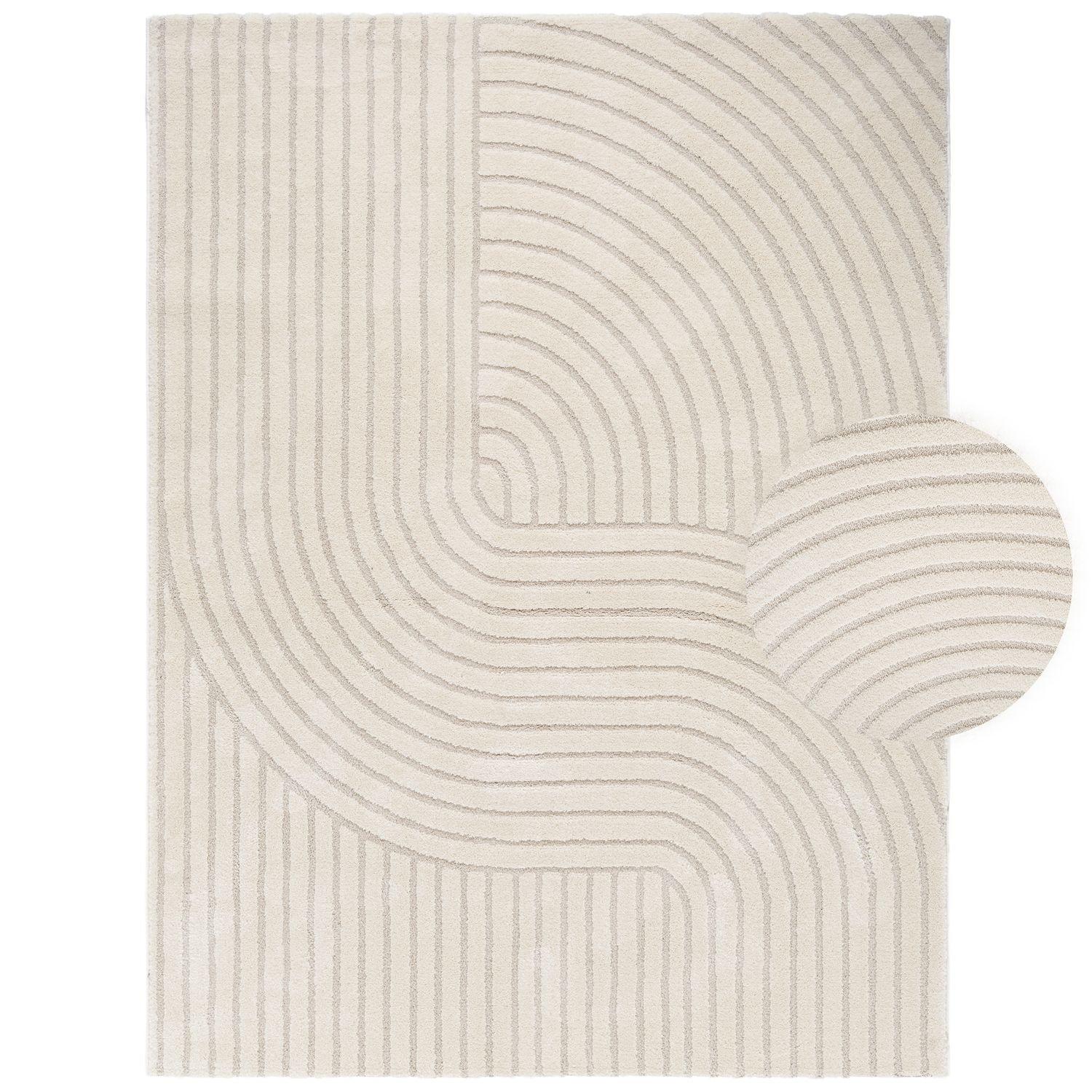 FLACHWEBETEPPICH Boho Creme 240 x 330 cm - Creme, Kunststoff (240/330cm) - TT Home