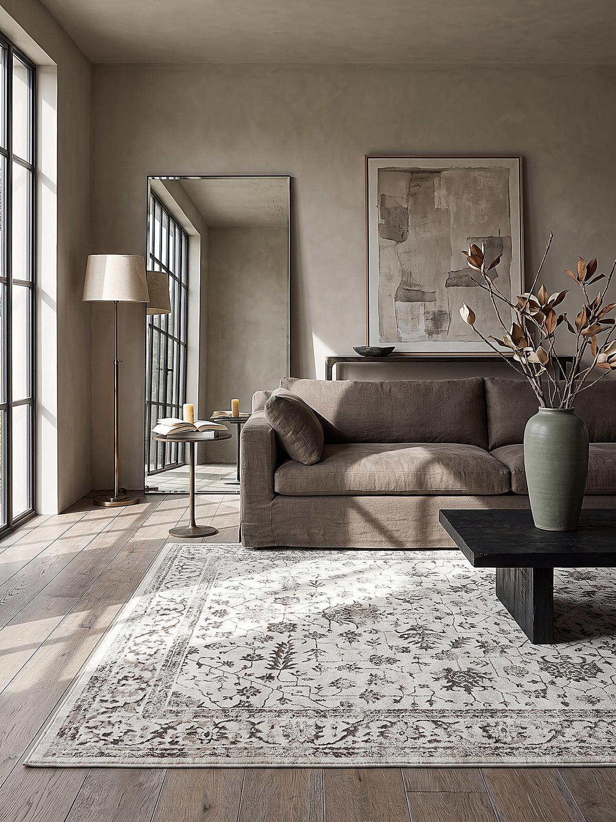 KURZFLORTEPPICH Orientalisch KAVALA Polyester Creme 200 x 290 cm - Beige, Textil (200/290cm) - KADIMA DESIGN