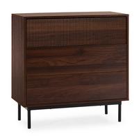 KOMMODE 80/80/40 Florida Walnuss-Optik - Walnussfarben, Holzwerkstoff (80/80/40cm) - VS Venta-stock