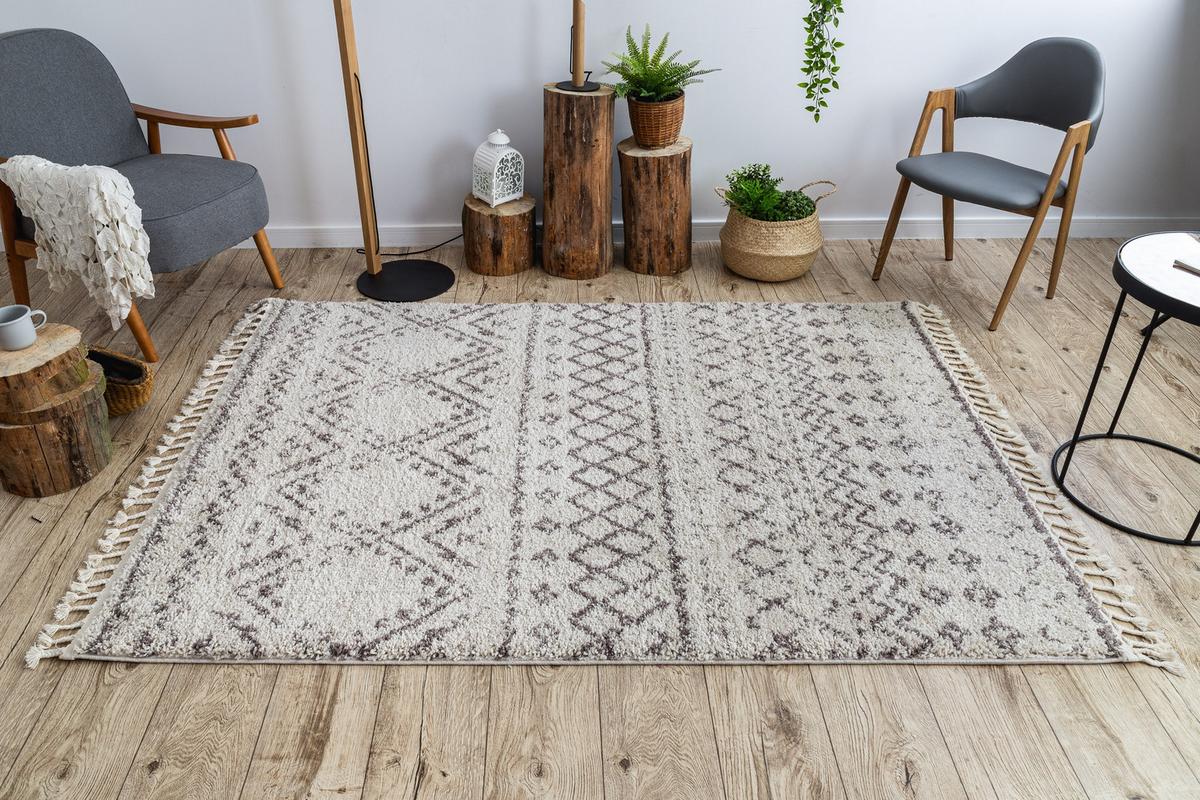 TEPPICH Berber 120/170 cm - Creme, Textil (120/170cm) - rugsX