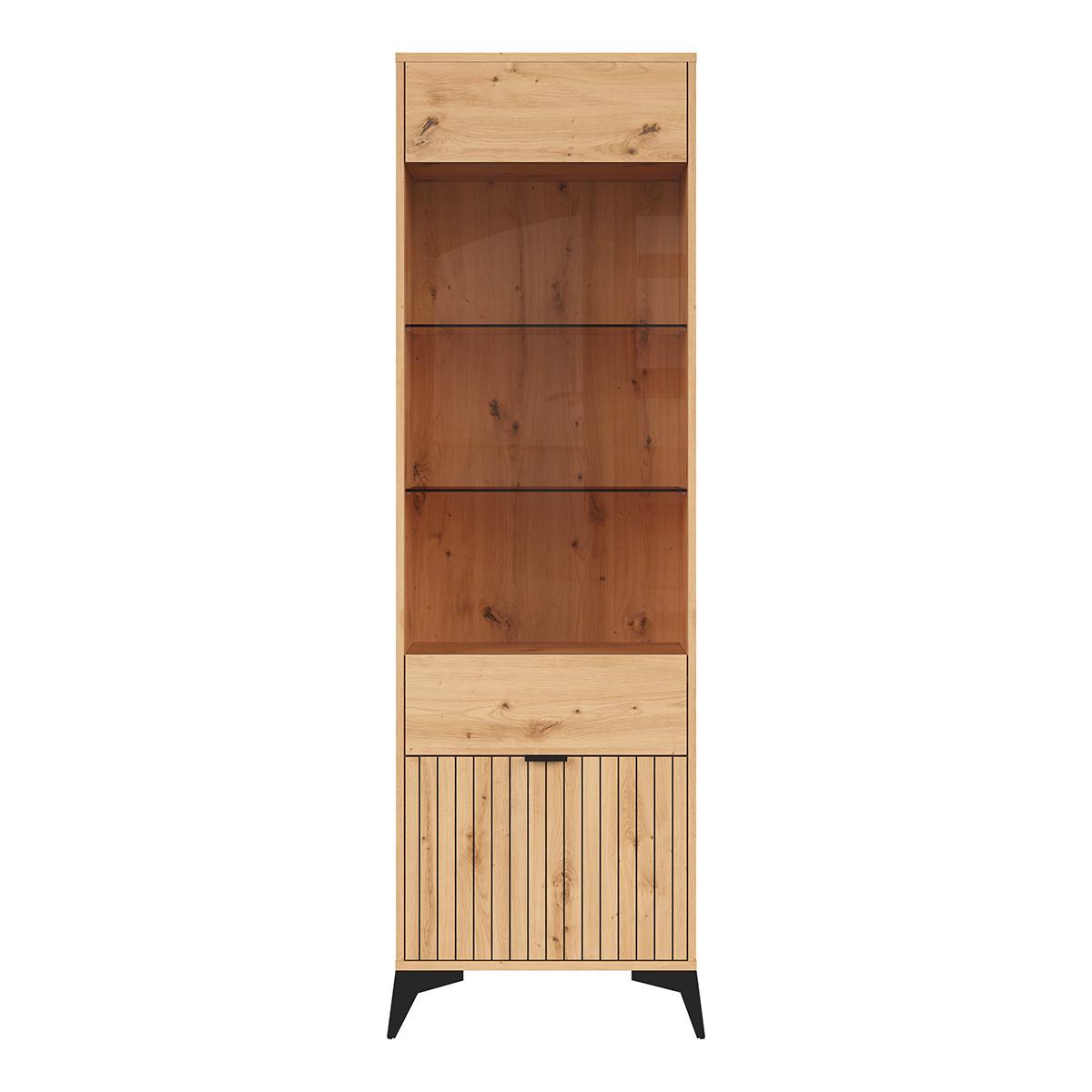 VITRINE Mao Holz - Braun, Holzwerkstoff (60/197/41cm) - Petits-meubles