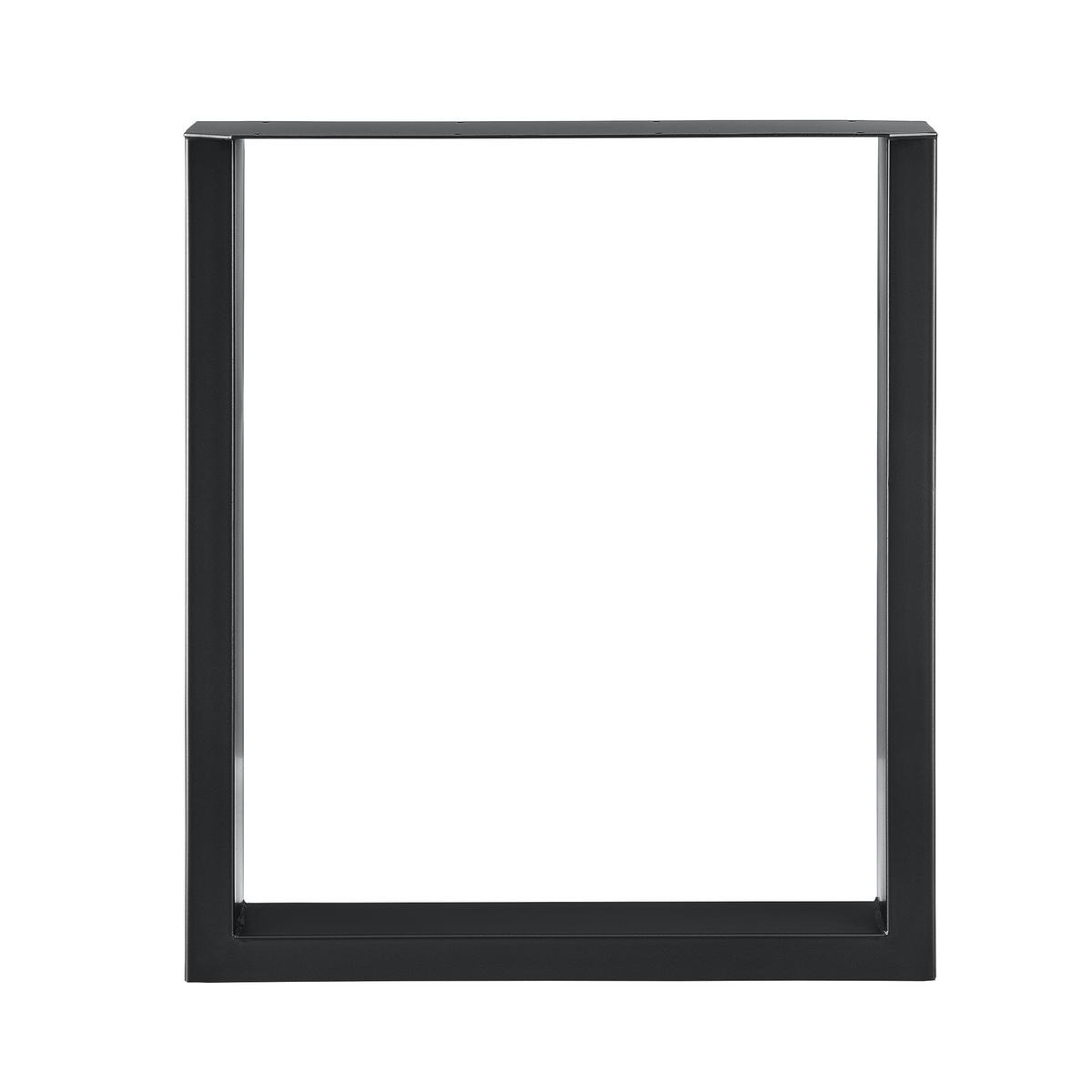 TISCHGESTELL-SET 2 TLG. Makers - Schwarz, Metall (60/72/8cm) - [en.casa]