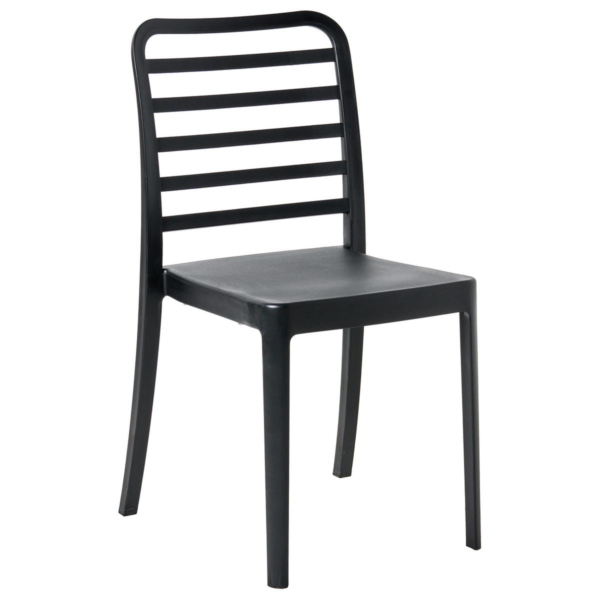 BARSTÜHLEN 2er-Set Schwarz Seceda - Schwarz, Kunststoff (41/116/59cm) - Beliani