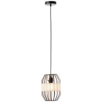 PENDELLEUCHTE Slope 99478/76 - Schwarz, Metall (23/23/136.5cm) - Brilliant