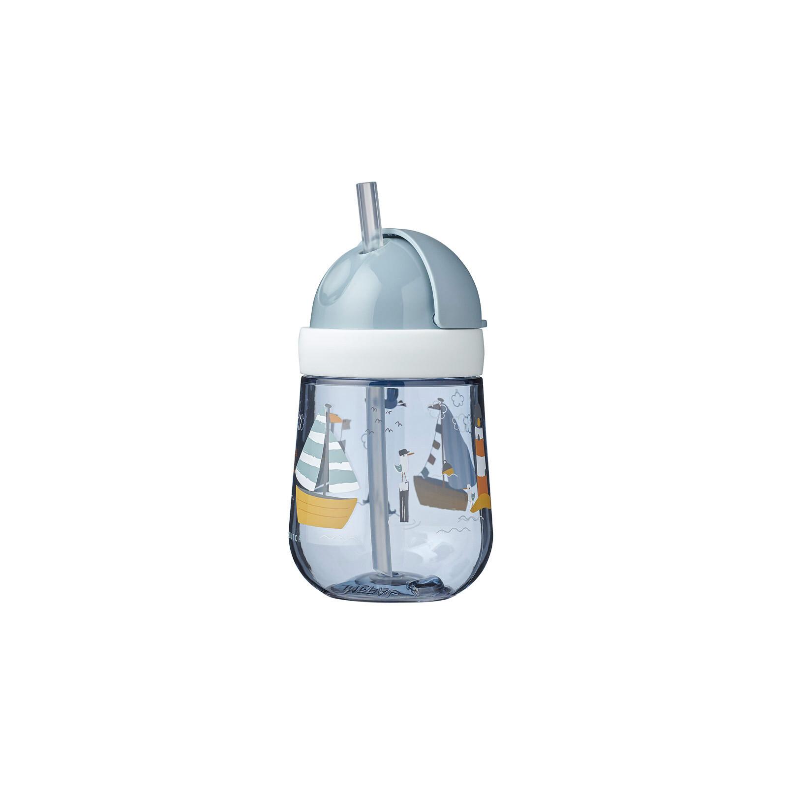 STROHHALMBECHER Mio Sailors Bay 300 ml - Hellblau, Kunststoff (0.3L) - Mepal