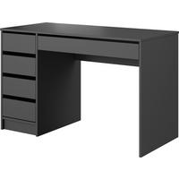 SCHREIBTISCH Korvi Schwarz Anthrazit 120/55/75 cm - Anthrazit, Holzwerkstoff (55/120/75cm) - WFL GROUP
