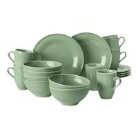 FRÜHSTÜCKS-SET Beat Color Glaze Salbeigrün 18-tlg. - Grün, Keramik (2/2/2cm) - Seltmann Weiden