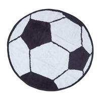KINDERTEPPICH Fußball, Baumwolle 120 cm - Multicolor, Textil (120/120cm) - Homescapes
