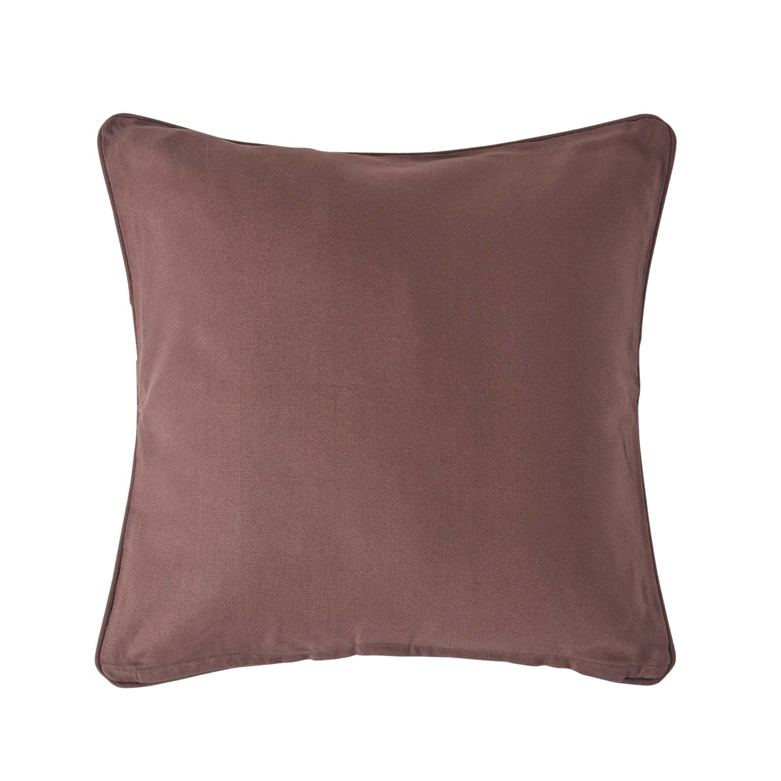 KISSENHÜLLE braun 60/60 cm, 100% Baumwolle - Braun, Textil (60/60cm) - Homescapes