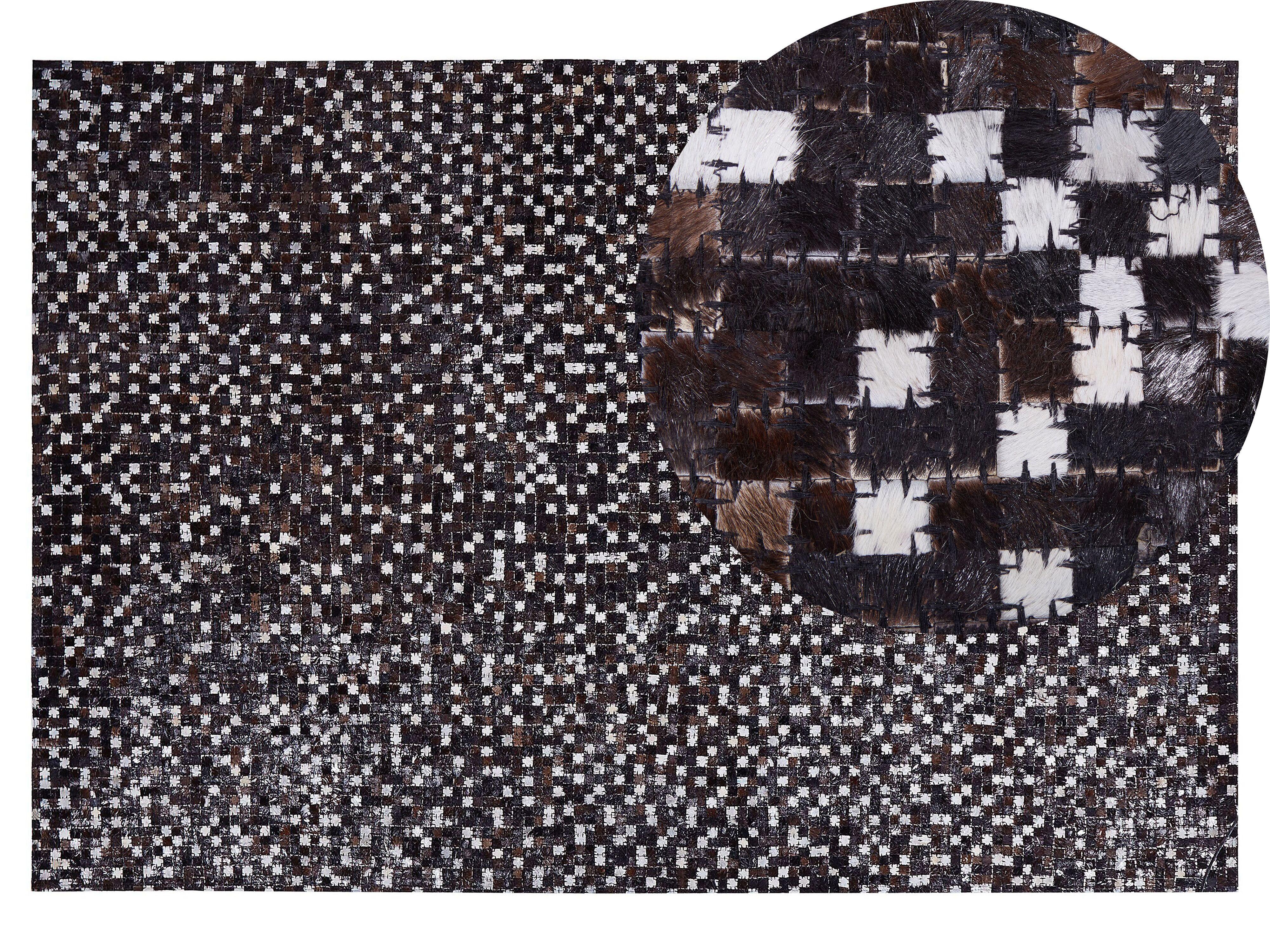 KURZFLOR-TEPPICH Akkese 200/140 cm - Braun, Fell (140/200cm) - Beliani